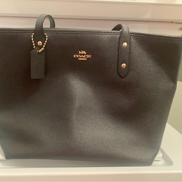 Coach Zipper Tote - Midnight Blue - Picture 2 of 8